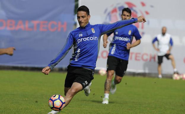 Rocha en un entrenamiento.