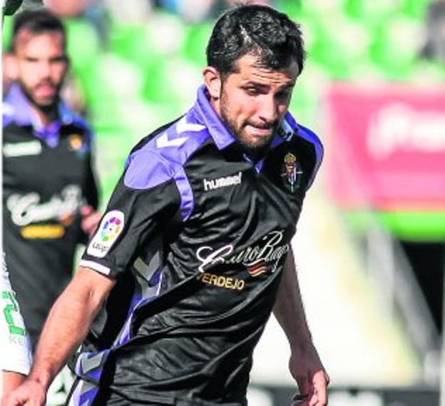 Álex López, durante un partido del pasado curso.