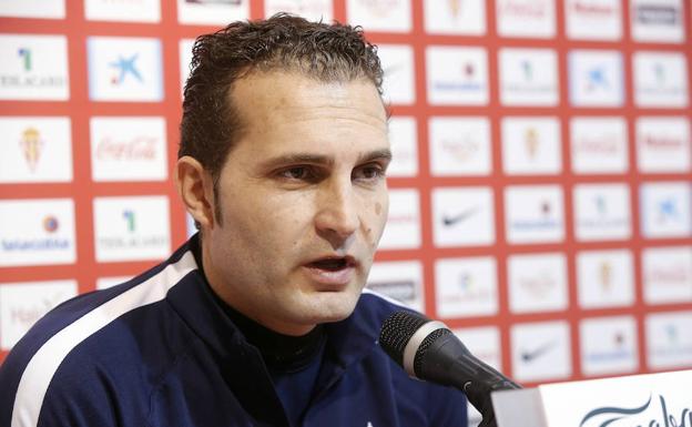Rubén Baraja, entrenador del Sporting Rubén Baraja, entrenador del Sporting