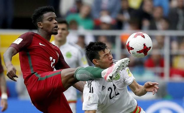 Semedo, con la camiseta de Portugal.