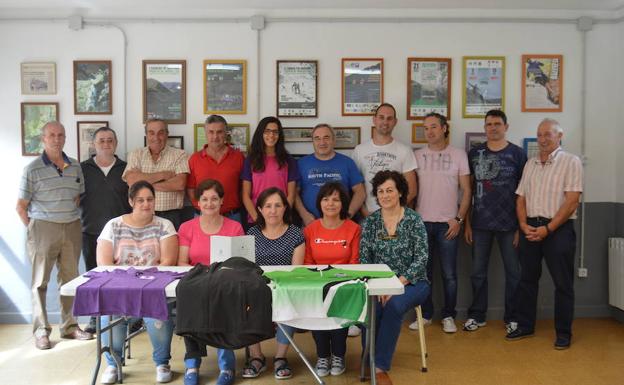 Representantes de las asociaciones que promueven la candidatura.
