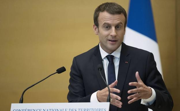El presidente de Francia, Emmanuel Macron.