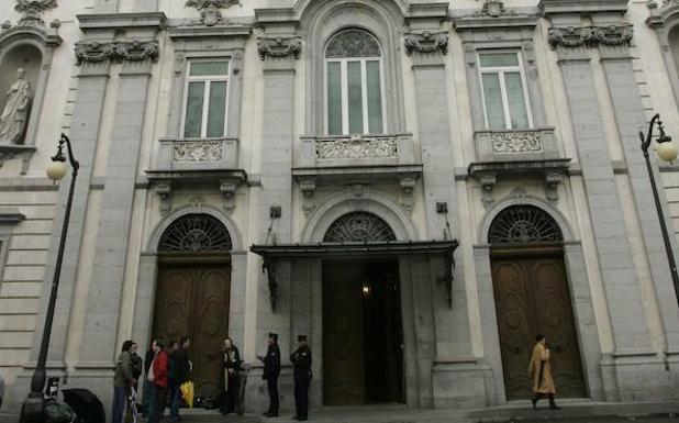 Vista exterior de la sede del Tribunal Supremo, en Madrid.