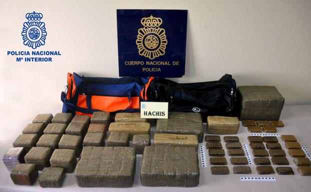  8 Detenidos e incautados 57 kilos de hachís en una operación contra la venta de drogas en bares de Gijón Hachis-gijon-kEqF-U40535639096oJC-624x385@El%20Comercio