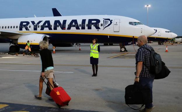Un vuelo de Ryanair./Reuters