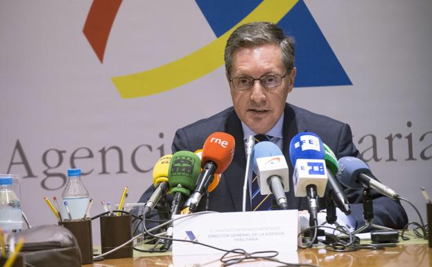 Santiago Menéndez, director de la Agencia Tributaria./Efe