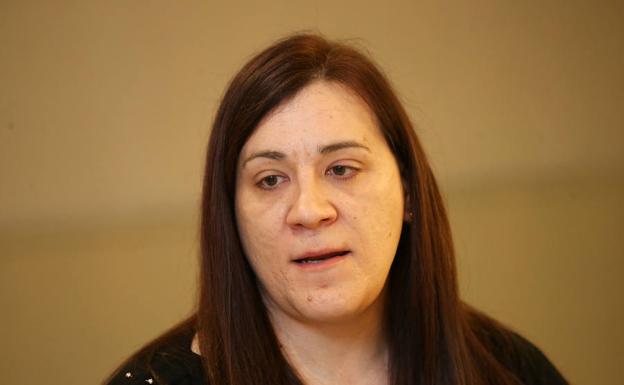 Míriam Ruiz, durante la rueda de prensa./Álex Piña