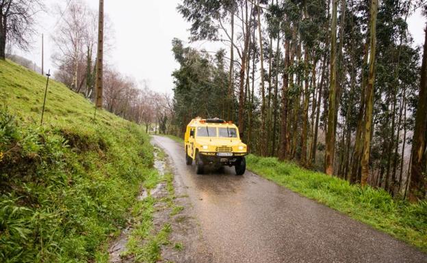 Operativo de búsqueda en Llanes./Juan Llaca