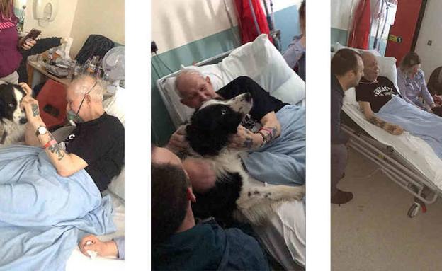 El conmovedor momento en que un abuelo moribundo cumple su último deseo