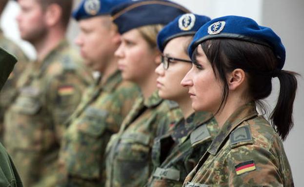 Soldados del Ejército alemán./