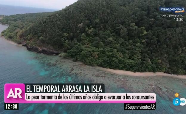 Primeras imágenes del temporal que ha obligado a evacuar a los concursantes de 'Supervivientes'. Primeras imágenes del temporal que ha obligado a evacuar a los concursantes de 'Supervivientes'.