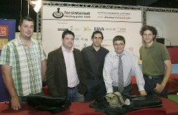 De izquierda a derecha, Miguel Artime, Raúl Ordóñez, Dioni Nespral, Mario Tascón y Ángel María Herrera. /JOAQUÍN BILBAO/