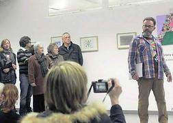 Campal, a la derecha, ayer en la Factoría Cultural. :: SERGIO LÓPEZ/