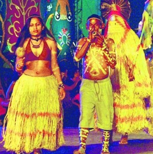 Grupo folclórico del pueblo Pankararu/