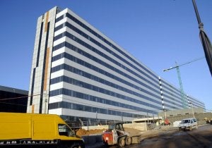Obras en La Cadellada en una foto tomada el pasado mes de noviembre. ::
JESÚS DÍAZ/