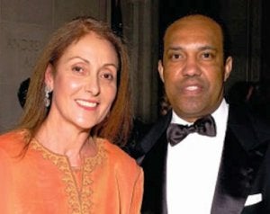 El príncipe Idris Al-Senussi, con su esposa la princesa Ana María./