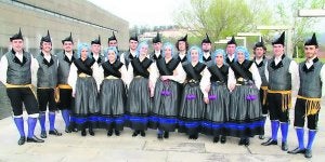 Los componentes de la Banda de Gaites 'Ribeseya' que obtuvieron un importante éxito en Galicia. ::
S. S. M./