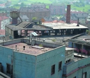 La fábrica cerró en 1985. :: J. D./