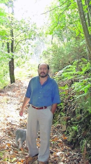 Lobón Cerviá, en la margen del Esva, a donde va con frecuencia. ::
E. C./
