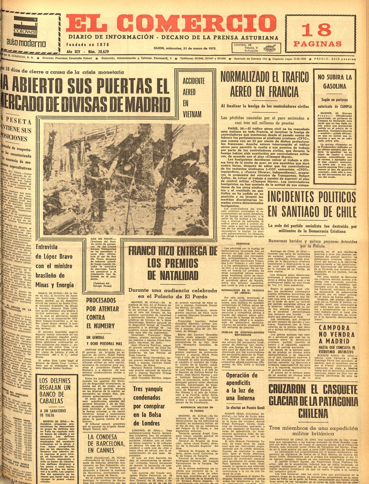 TAL DÍA COMO HOY... en 1973