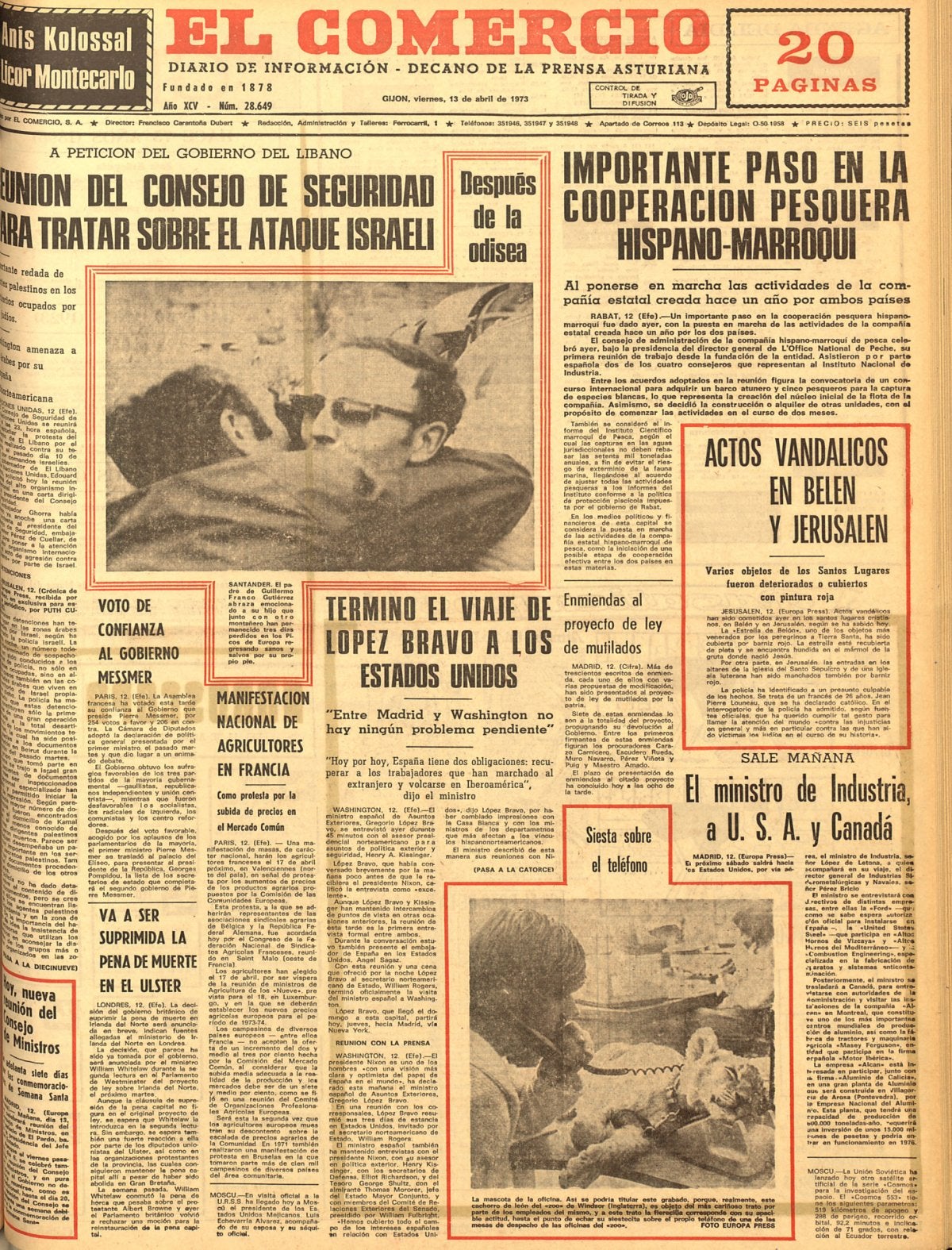 TAL DÍA COMO HOY... en 1973