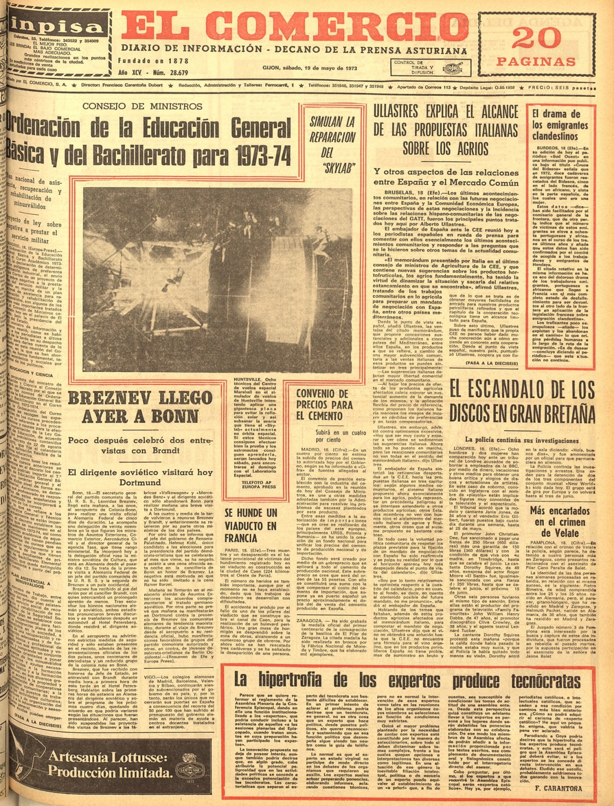 TAL DÍA COMO HOY... en 1973