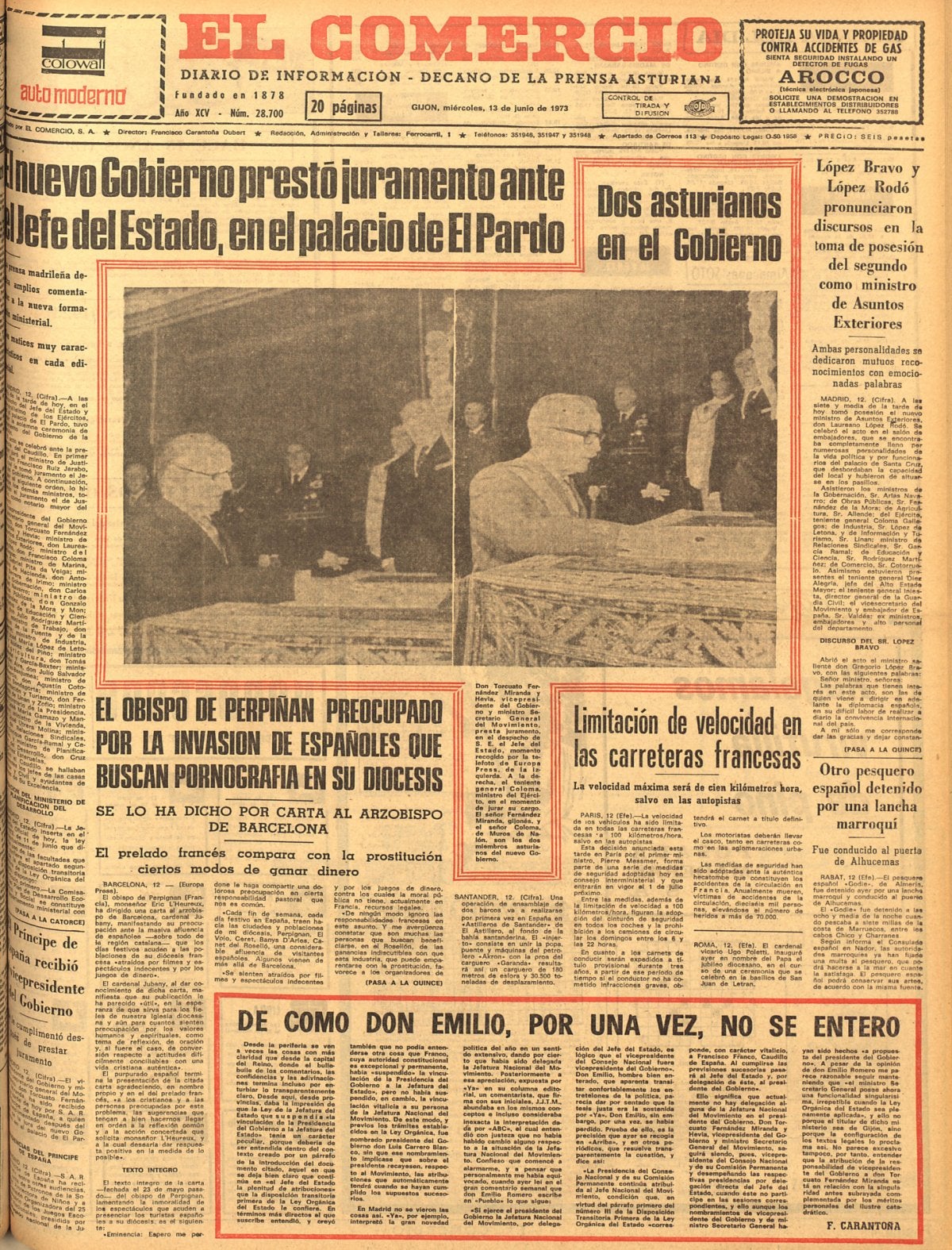 TAL DÍA COMO HOY... en 1973