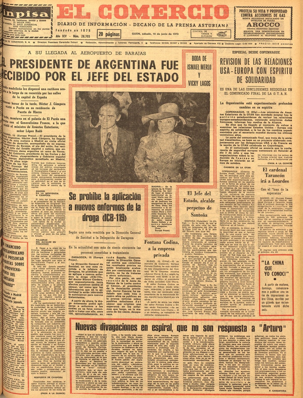 TAL DÍA COMO HOY... en 1973