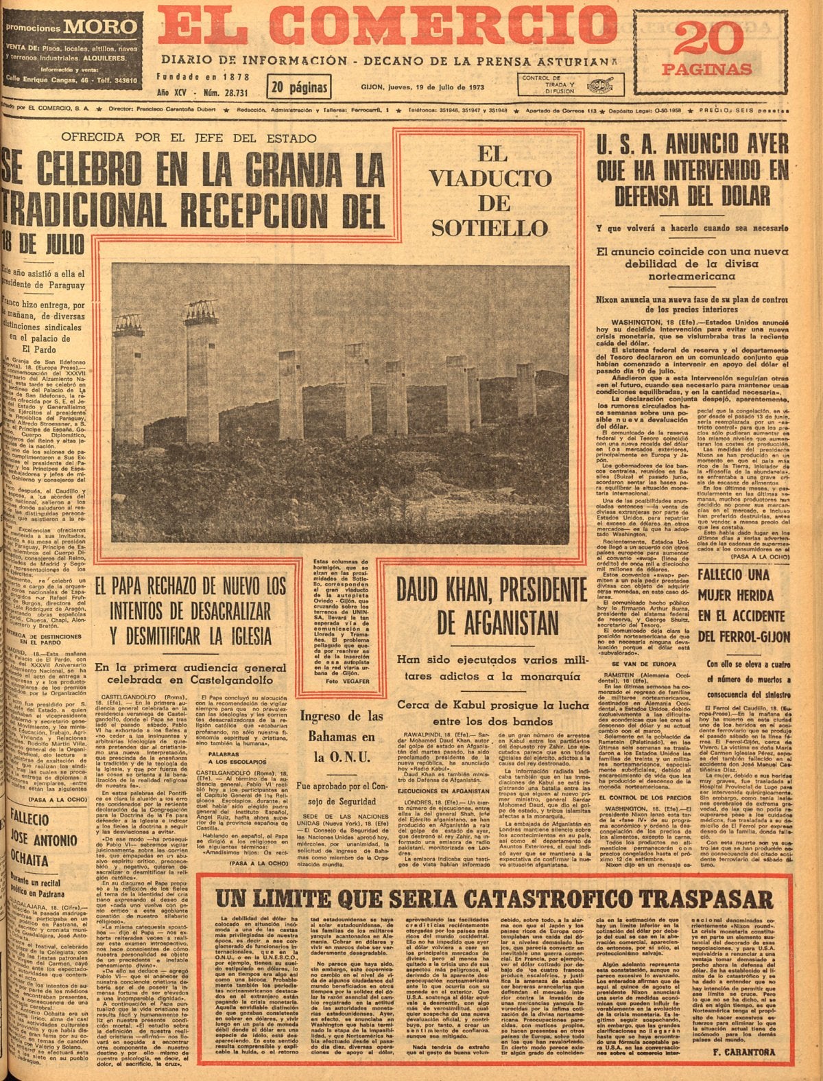 TAL DÍA COMO HOY... en 1973