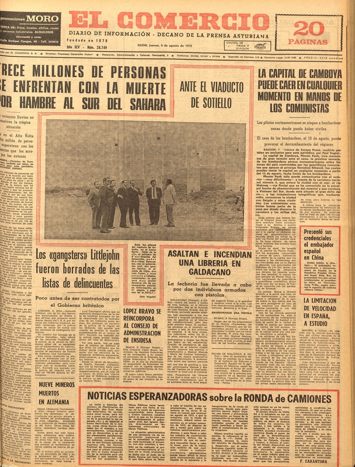 TAL DÍA COMO HOY... en 1973