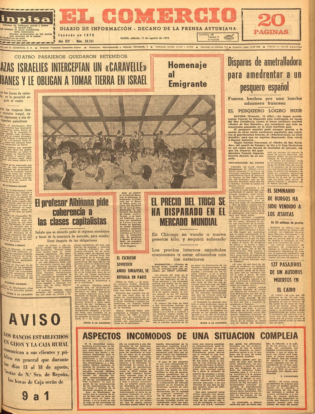 TAL DÍA COMO HOY... en 1973