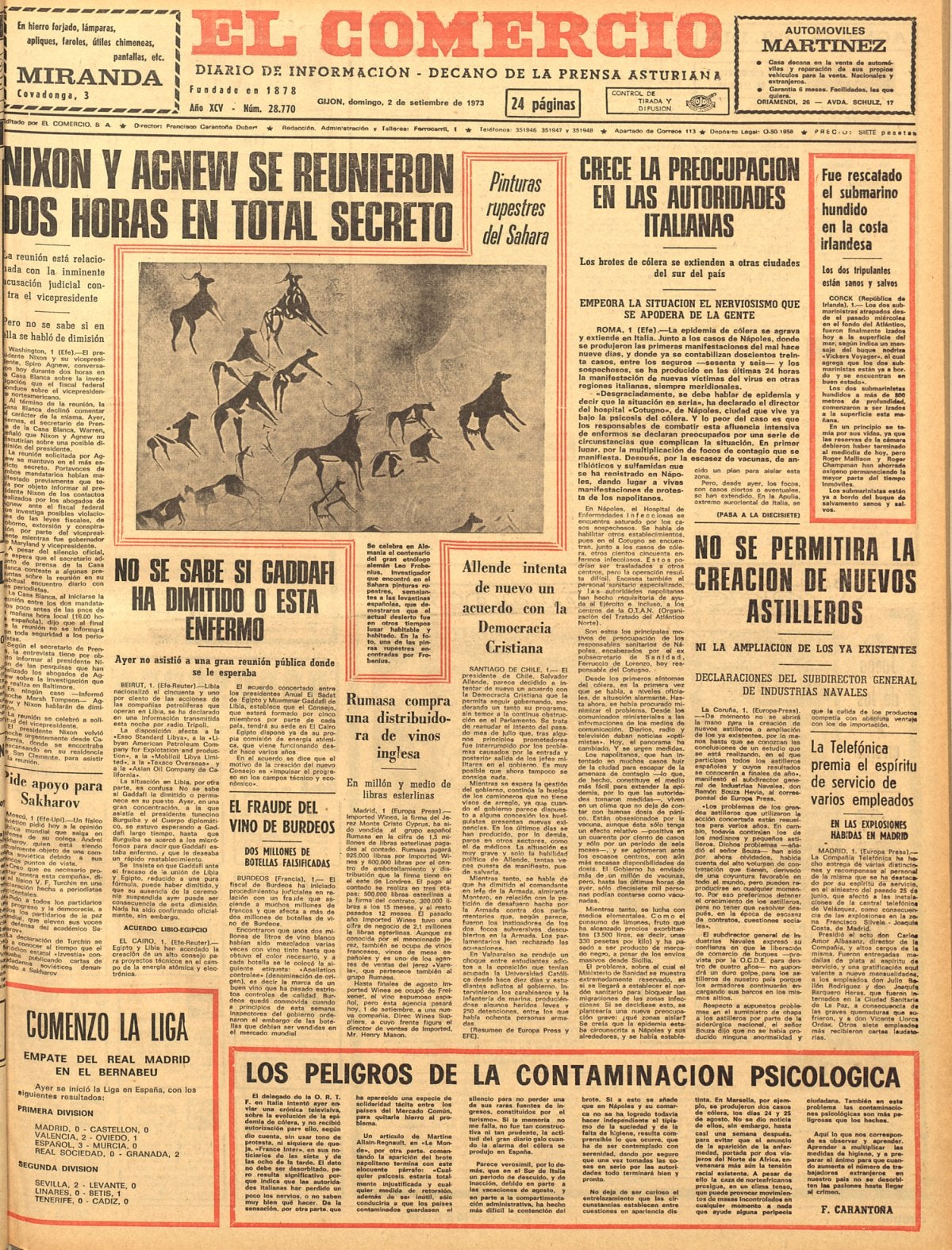 TAL DÍA COMO HOY... en 1973