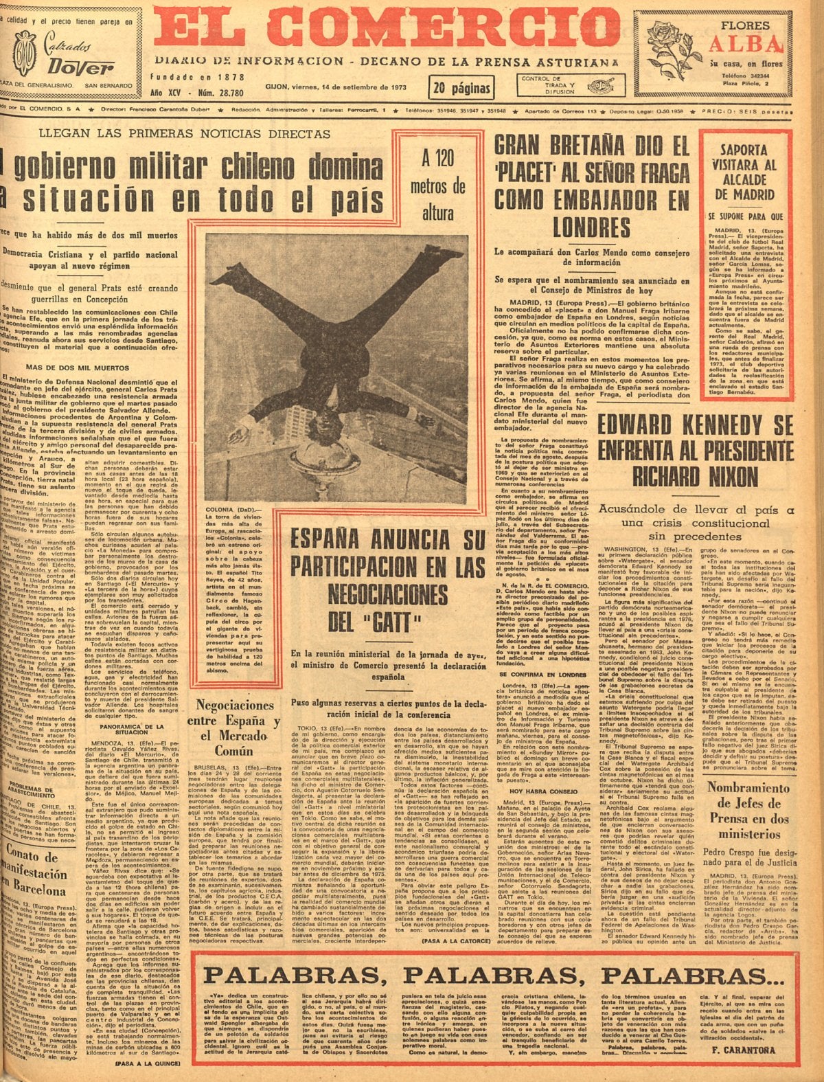 TAL DÍA COMO HOY... en 1973