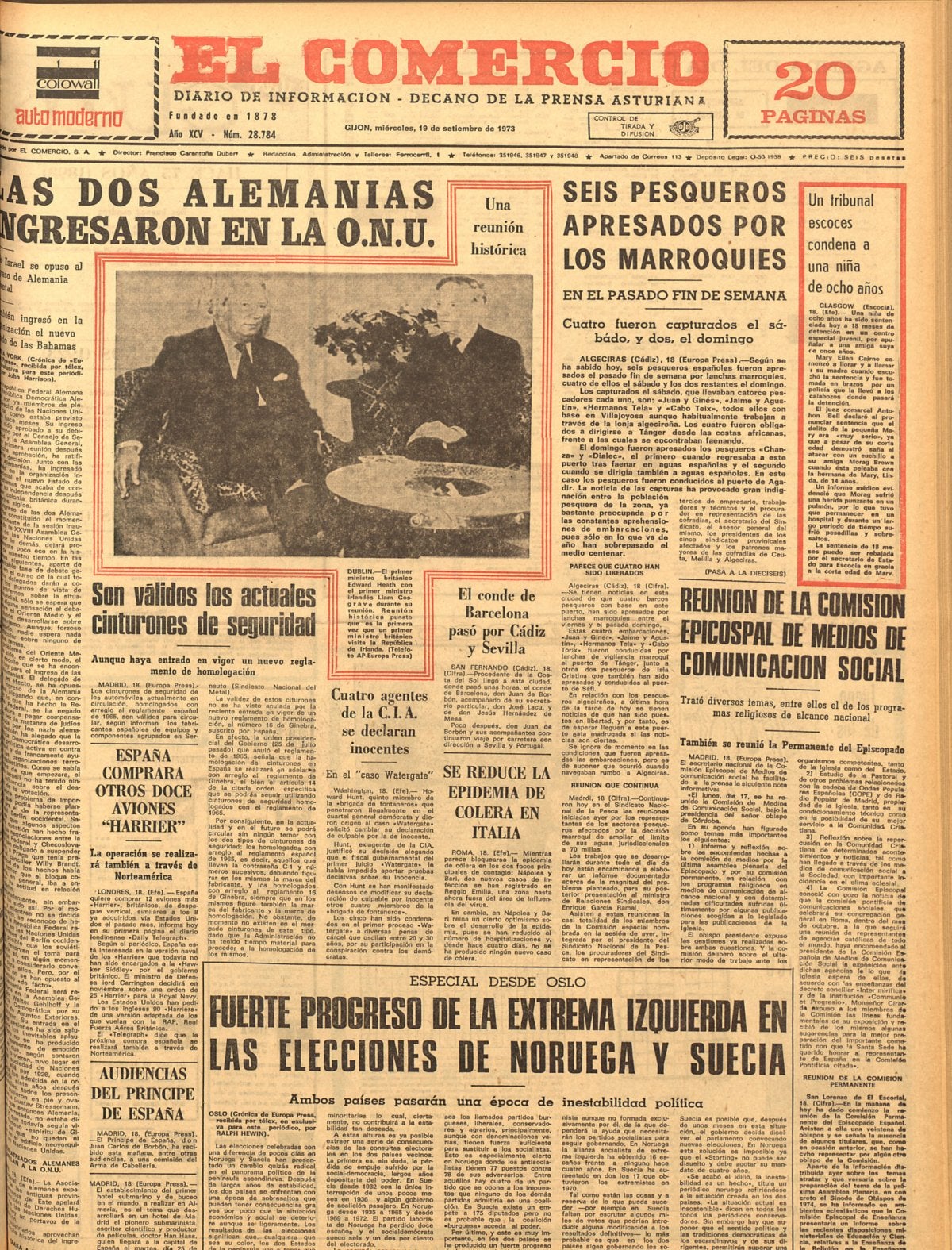 TAL DÍA COMO HOY... en 1973