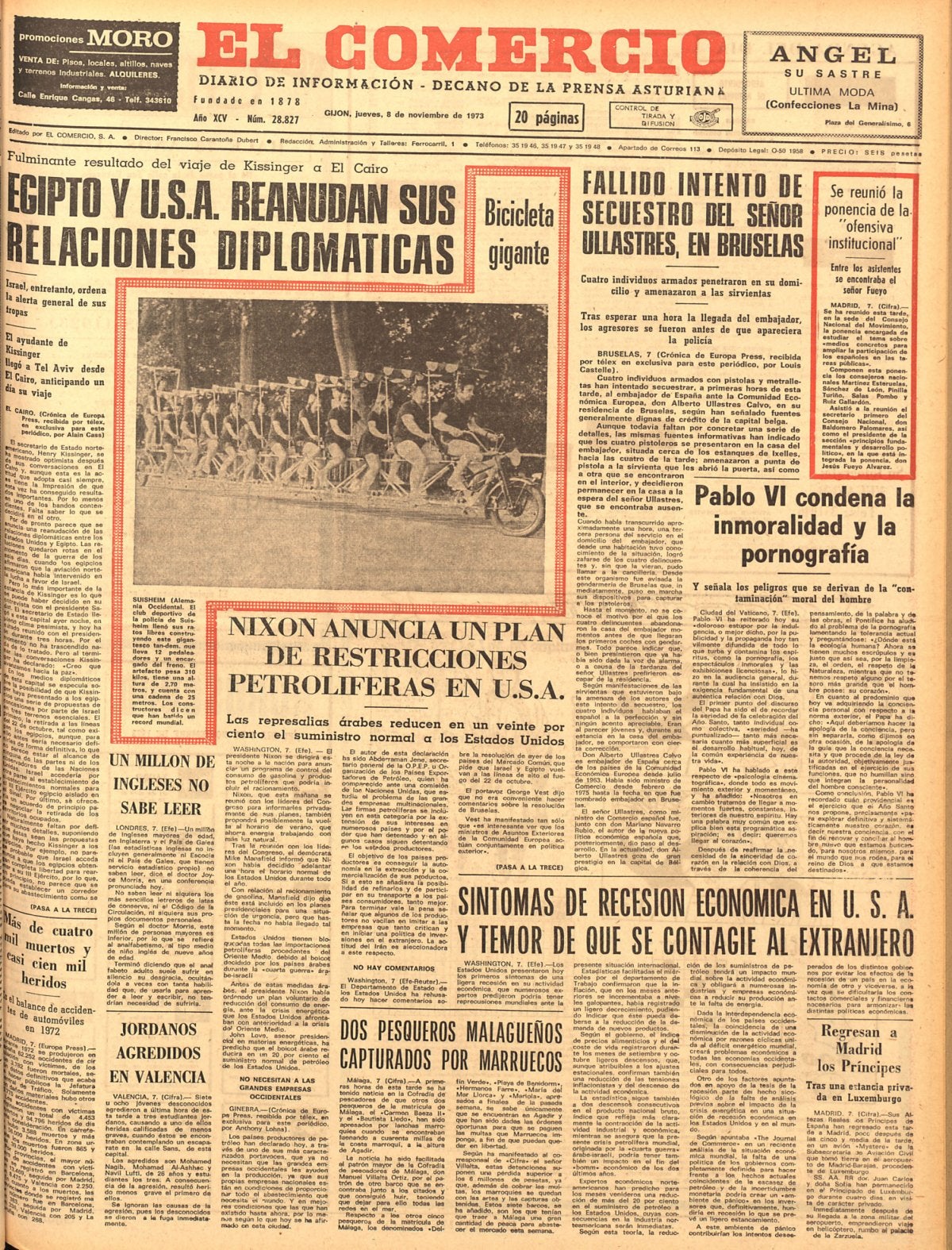 TAL DÍA COMO HOY... en 1973