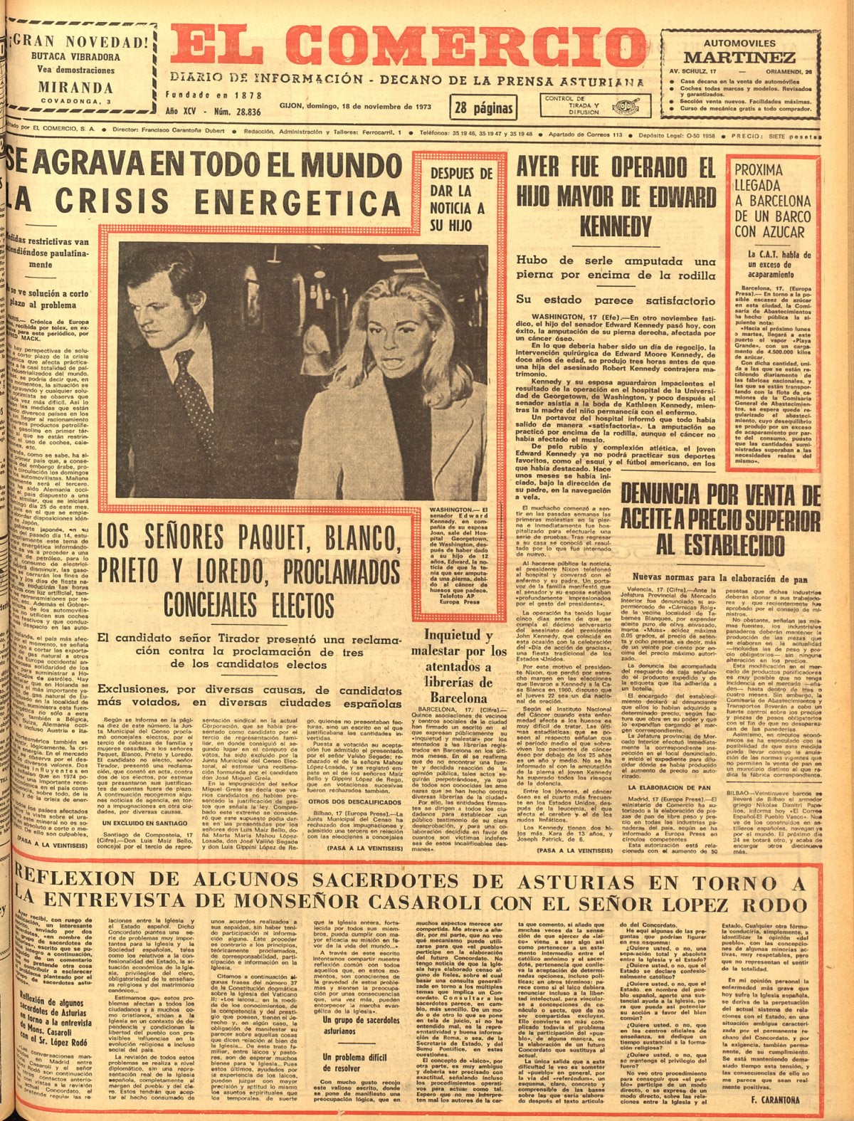 TAL DÍA COMO HOY... en 1973