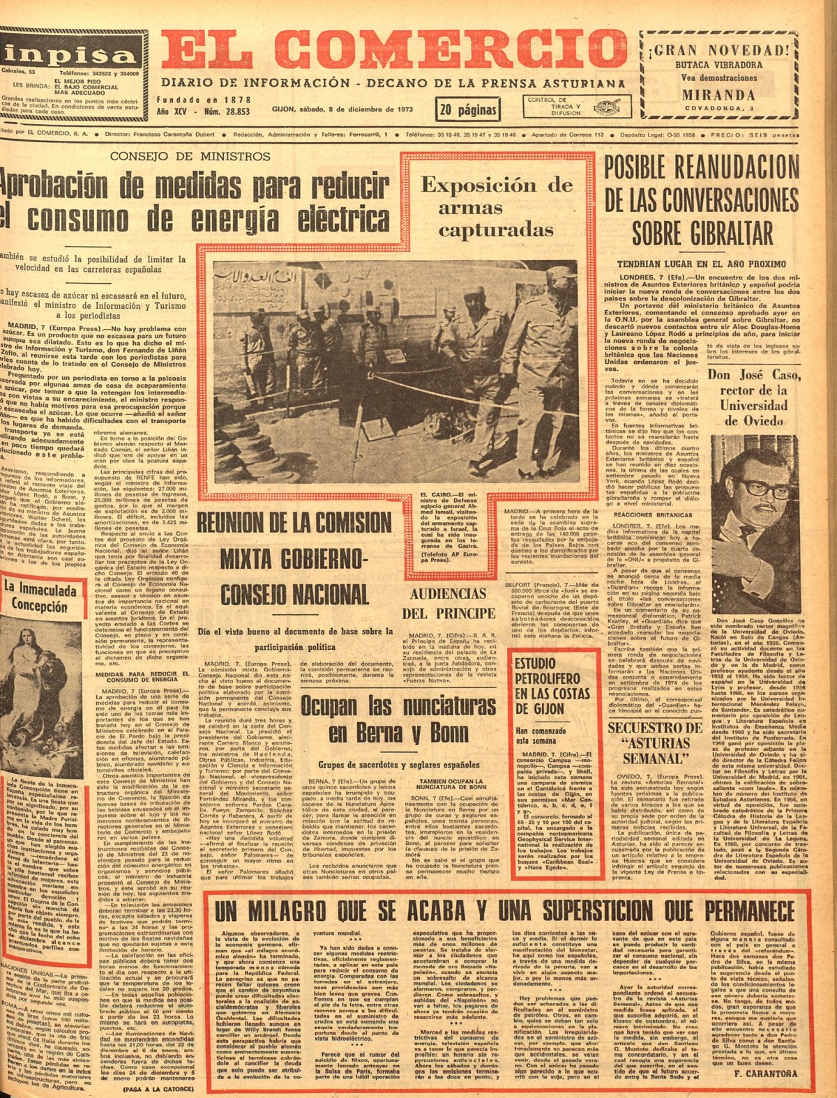 TAL DÍA COMO HOY... en 1973