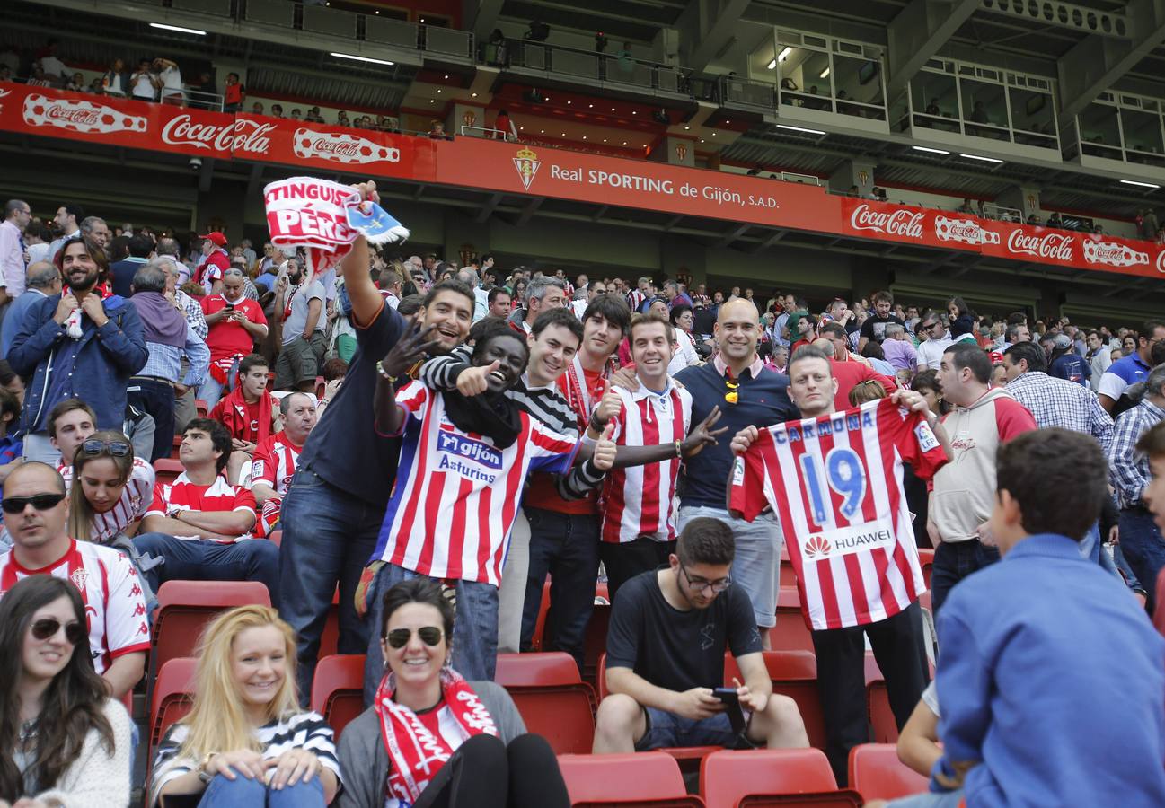 La afición se vuelca con el Sporting #VamosSporting