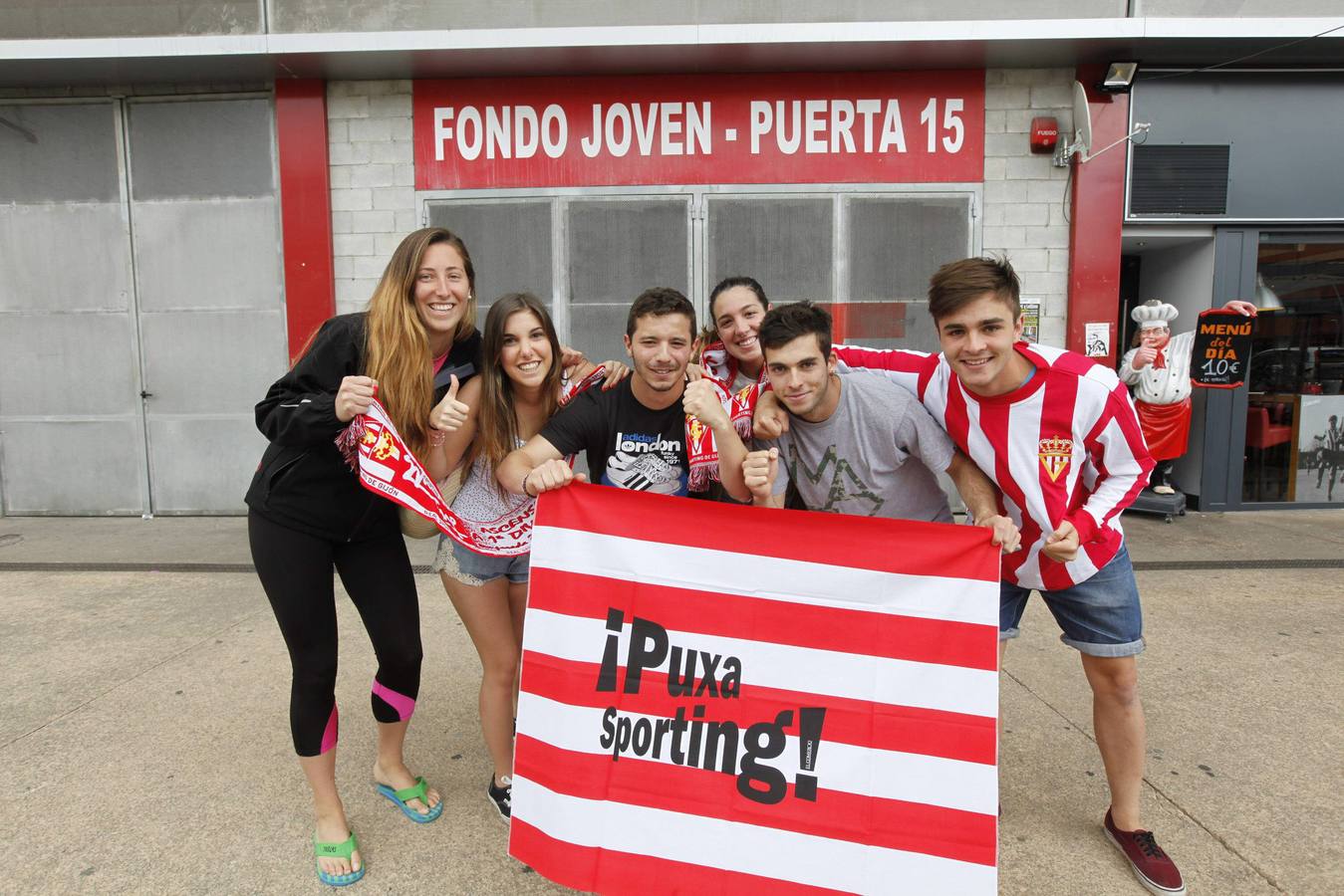 La afición se vuelca con el Sporting #VamosSporting