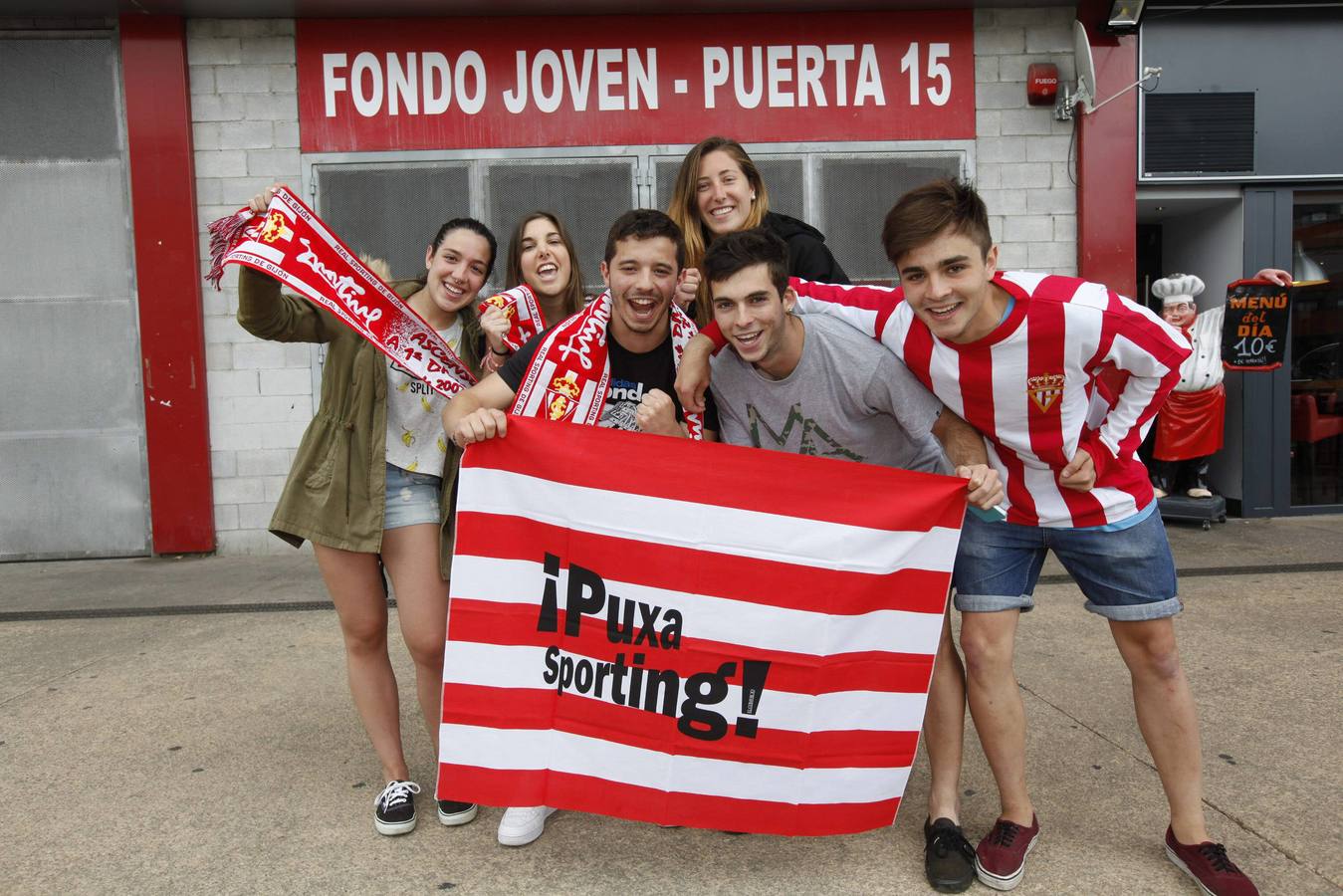 La afición se vuelca con el Sporting #VamosSporting