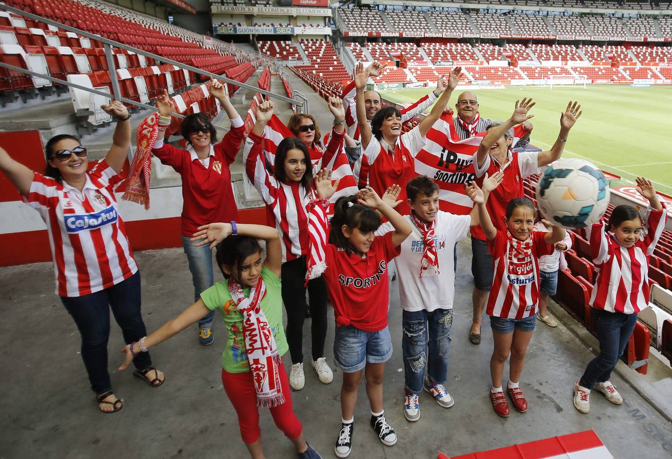 La afición se vuelca con el Sporting #VamosSporting