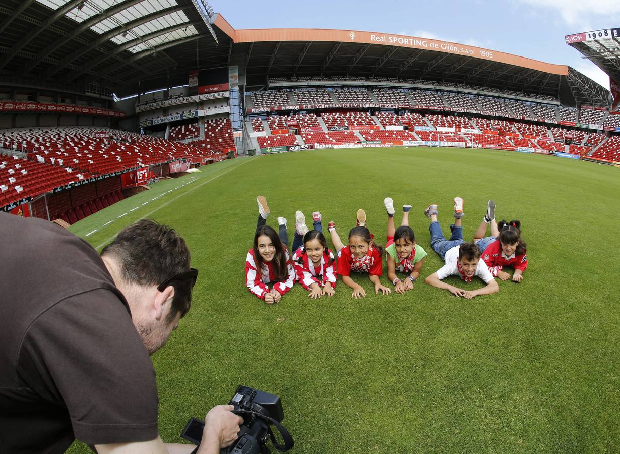 La afición se vuelca con el Sporting #VamosSporting