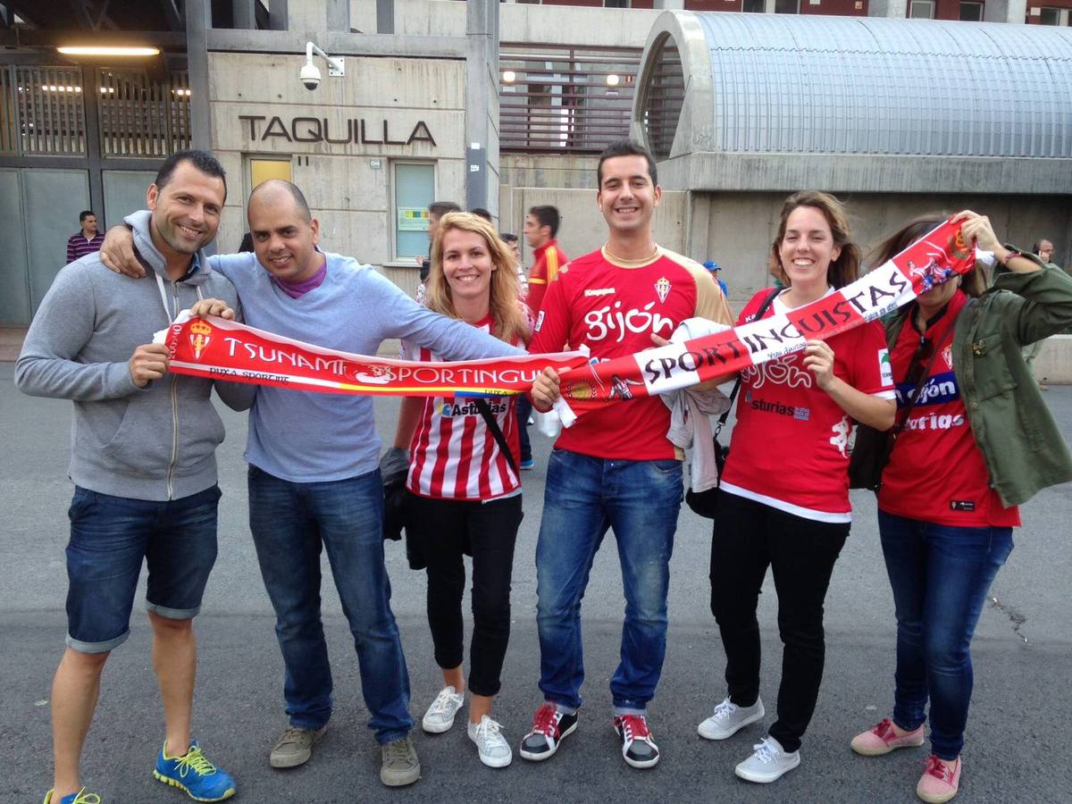 La afición se vuelca con el Sporting #VamosSporting