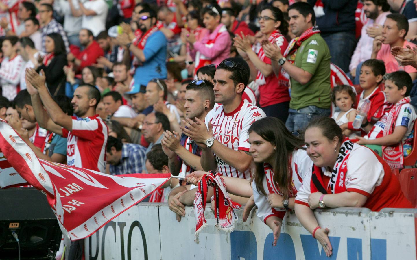 La afición se vuelca con el Sporting #VamosSporting