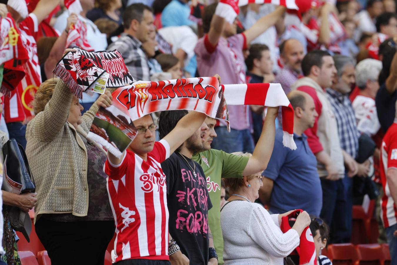 La afición se vuelca con el Sporting #VamosSporting