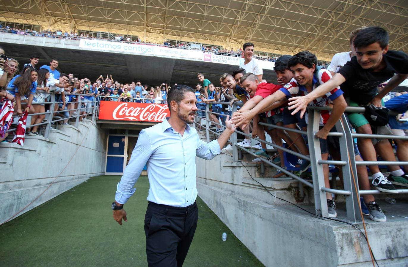Las imágenes del Real Oviedo-Atlético de Madrid