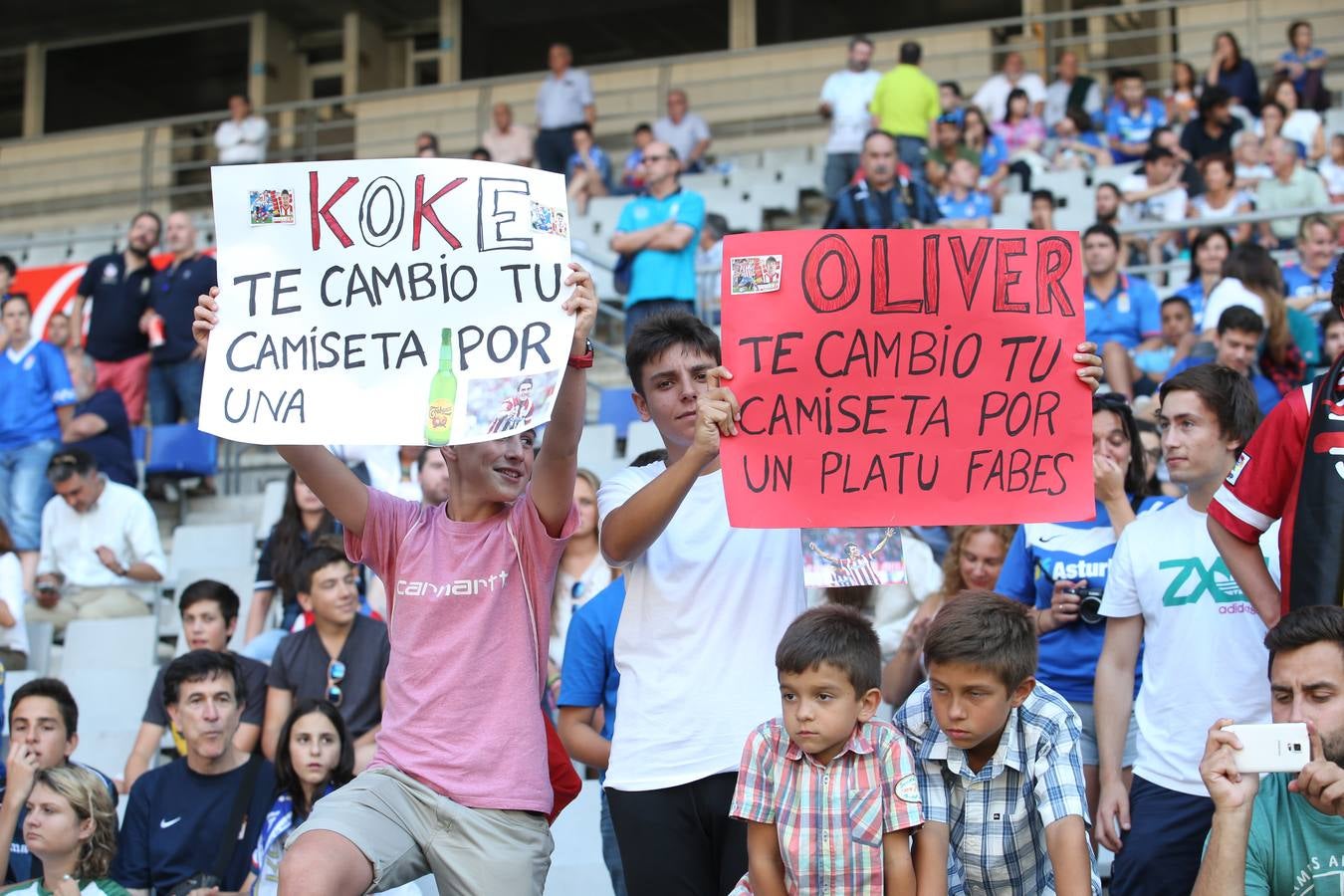 Las imágenes del Real Oviedo-Atlético de Madrid