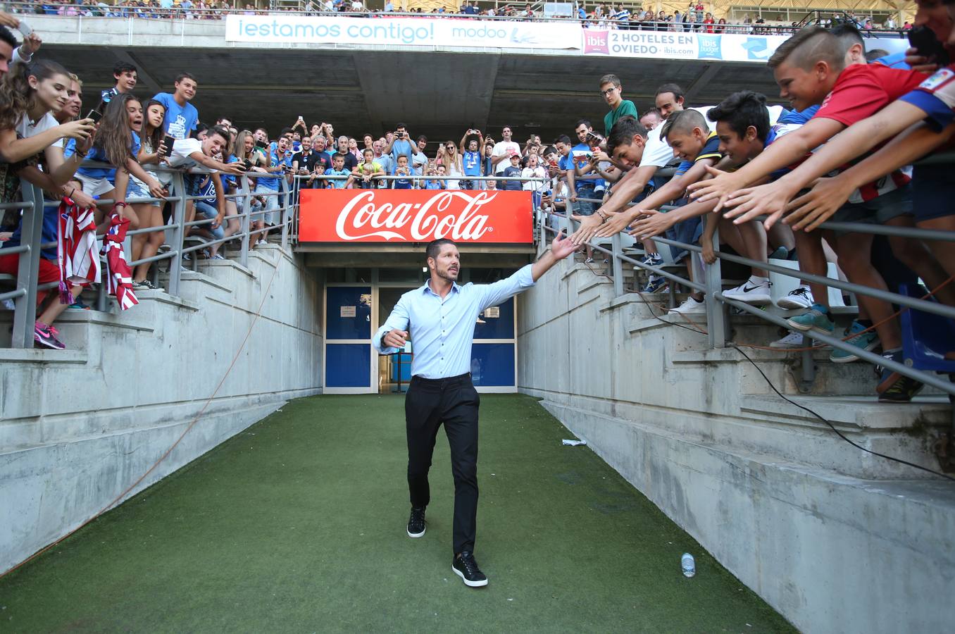 Las imágenes del Real Oviedo-Atlético de Madrid