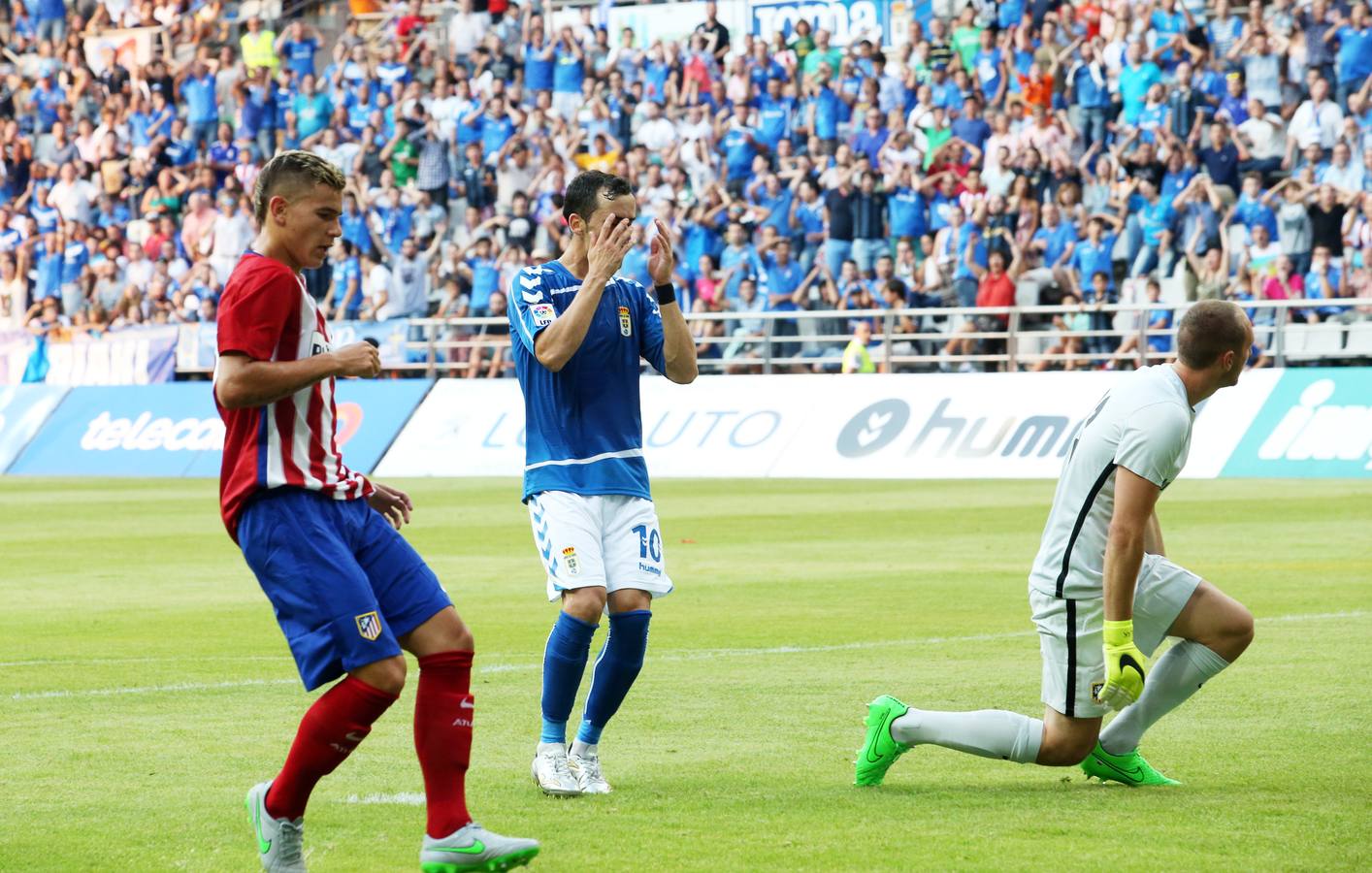 Las imágenes del Real Oviedo-Atlético de Madrid