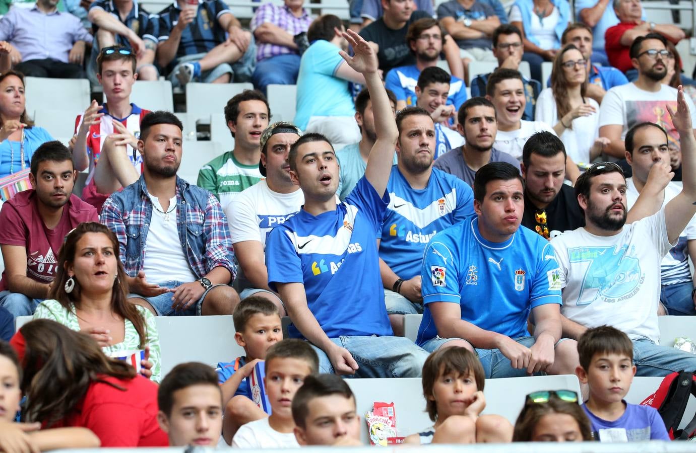 Las imágenes del Real Oviedo-Atlético de Madrid